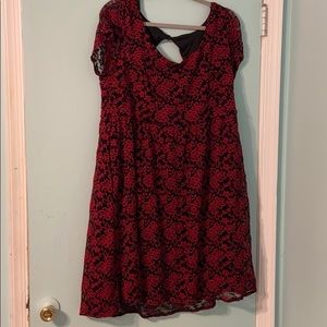Black and Red Valentine Dress